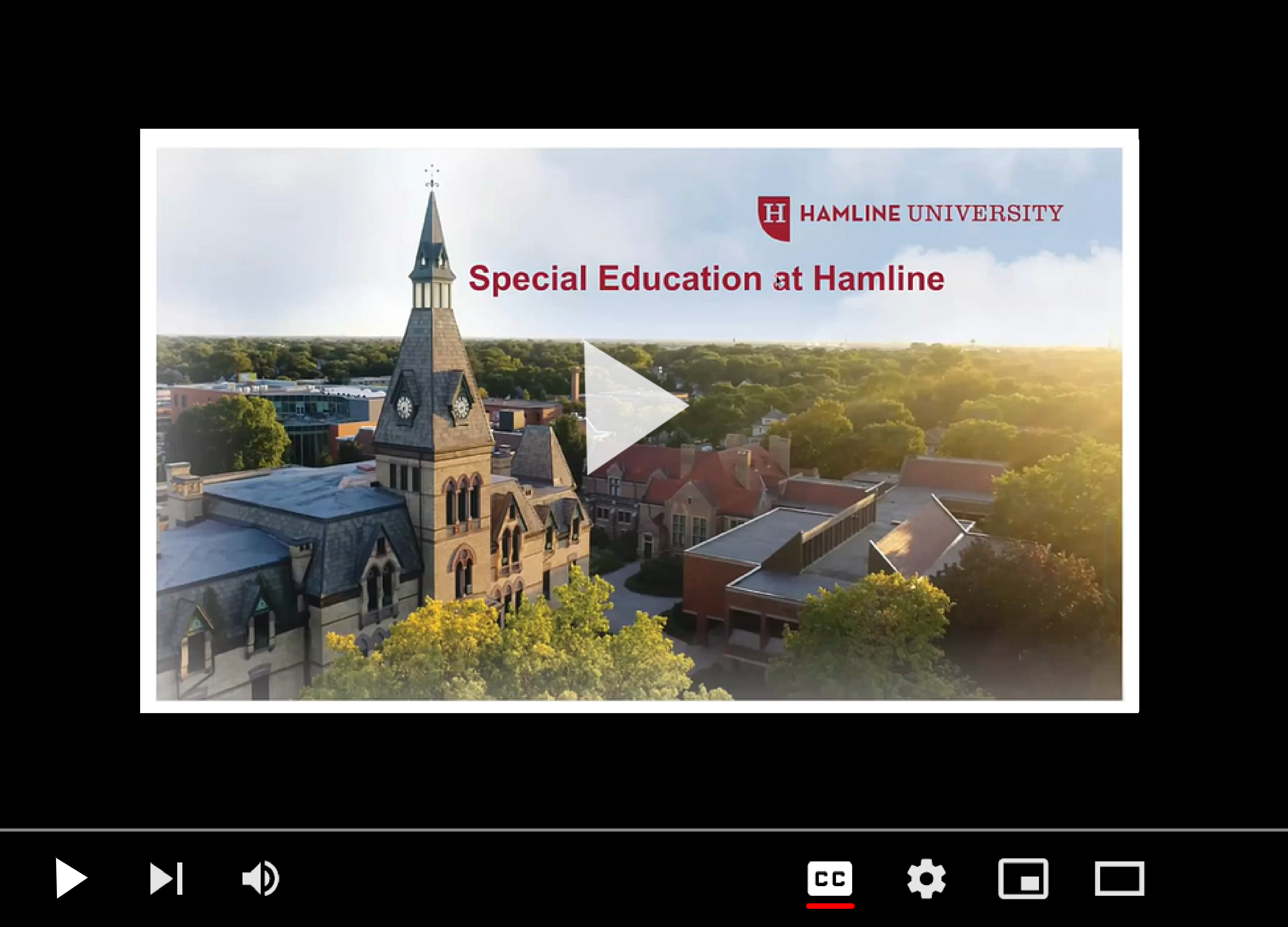 Special Education at Hamline University