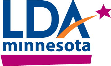 Learning Disabilities Association (LDA) of Minnesota, logo.